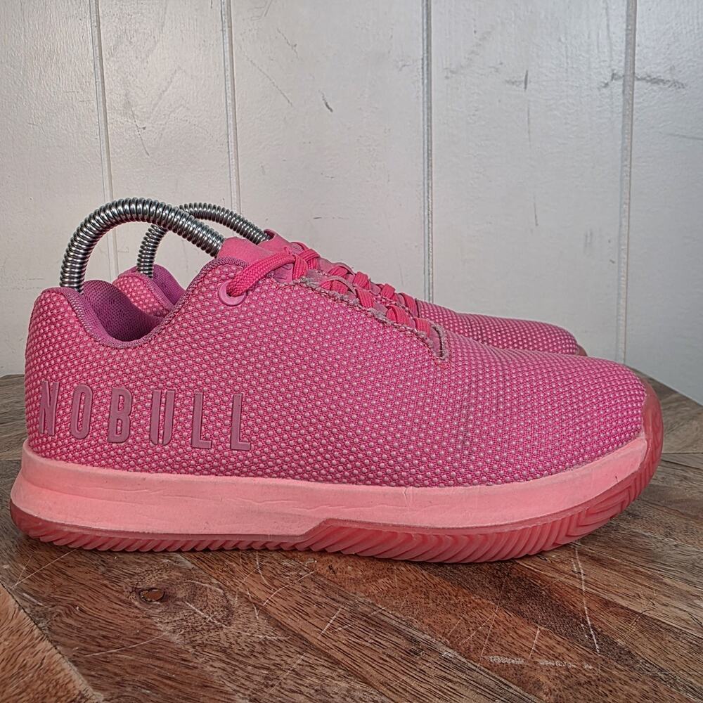 Nobull SF Trainer+ Low #FSFPPNKCFNB7 Size US M 6 /W 7.5 Hot Pink SuperFabric